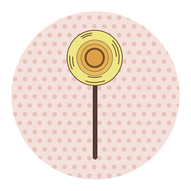 花卉主题元素向量，eps图片下载