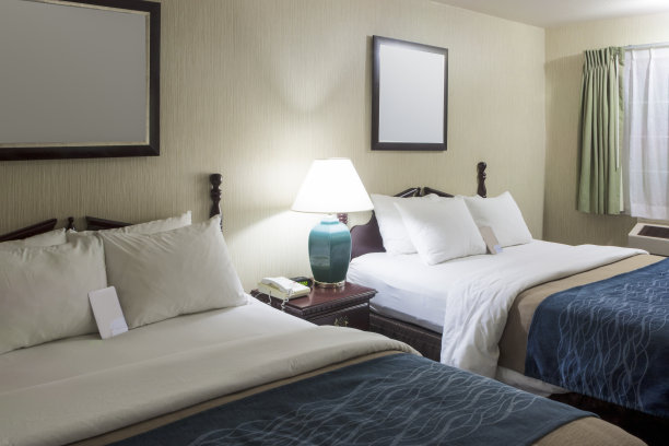 准备使用现代酒店公寓两个大床图片下载