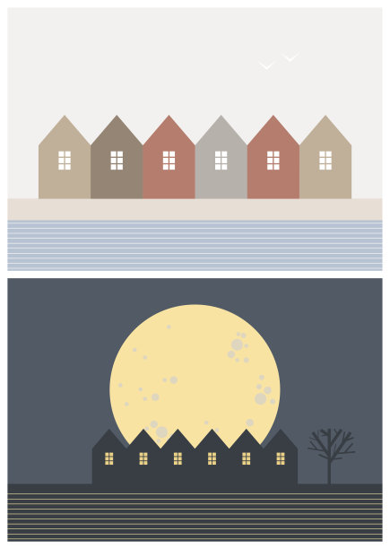 北欧小镇图片下载