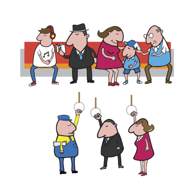 地铁卡通人物图片下载