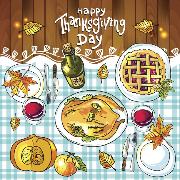 感恩节的食物图片下载