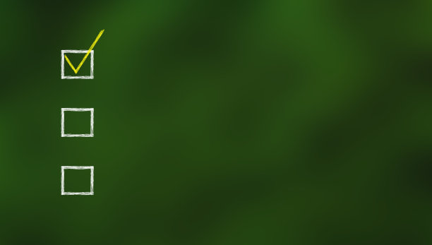绿色背景上的复选框图片下载