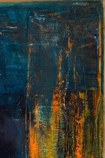 抽象油画。油画在调色板上作画。彩色的背景。图片下载