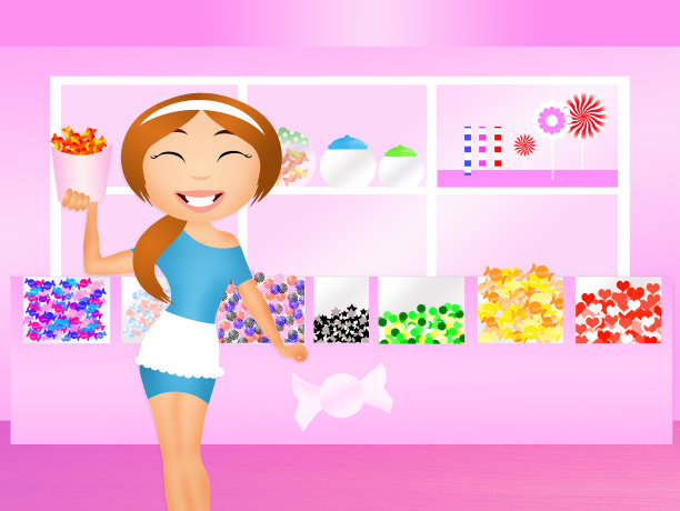 文艺插画素材ID：124494802