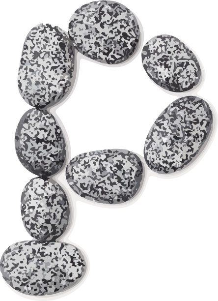 石头的字体图片下载