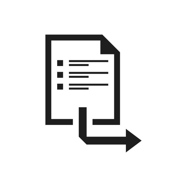 白色背景上的文档图标。-单系列图片下载