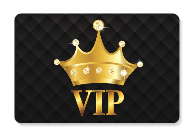 VIP会员卡矢量插图图片下载
