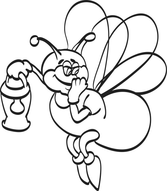 卡通萤火虫图片下载