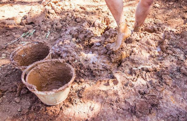 混合土砖材料图片下载