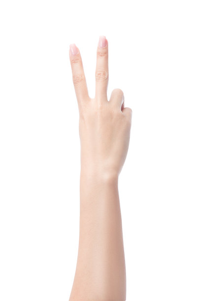 女人的手数到2,2图片下载