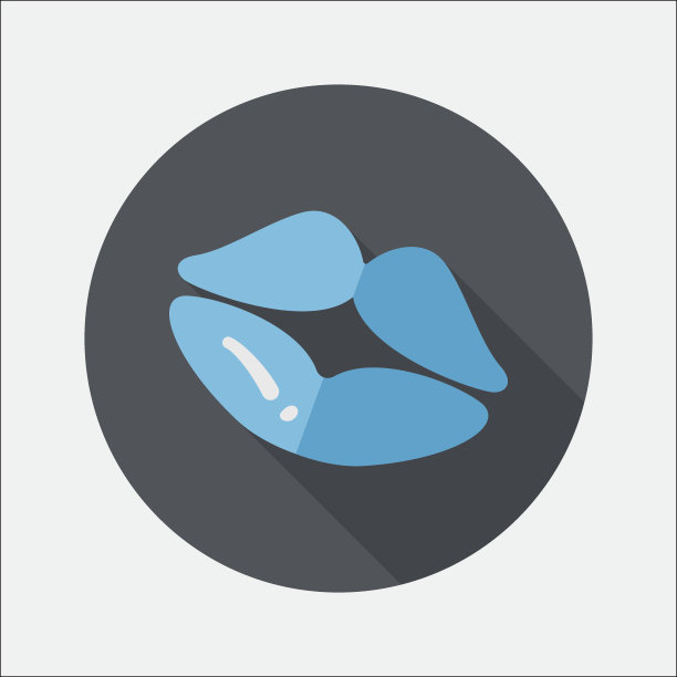 情人节配长眼影的平唇图标，第10集图片下载