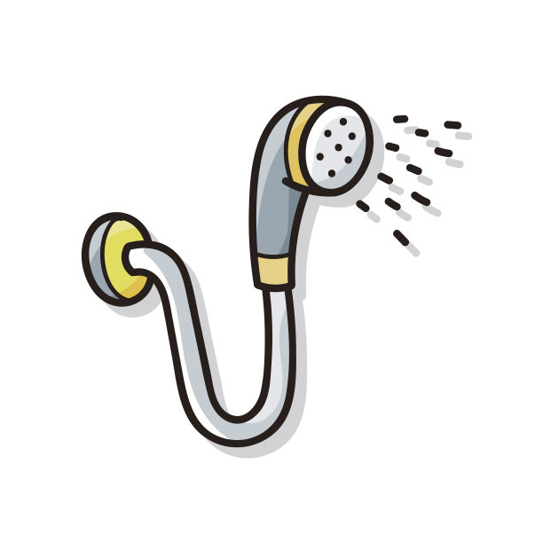 莲蓬头涂鸦图片下载