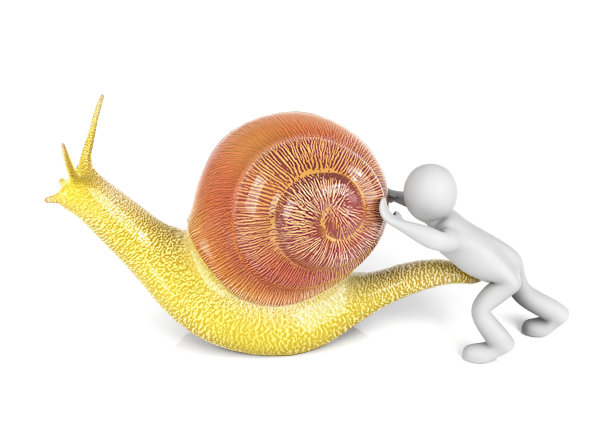 3D人推蜗牛图片下载