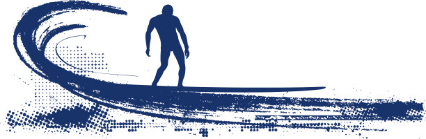 长板冲浪者滑动垃圾管道波图片下载