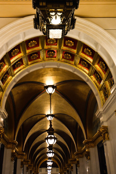 宾夕法尼亚州国会大厦的走廊图片下载