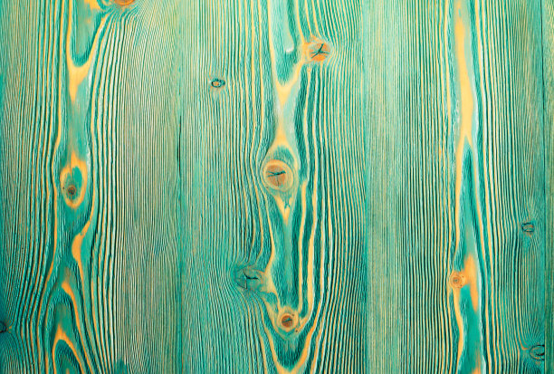 绿松石色的木桌，特写图片下载