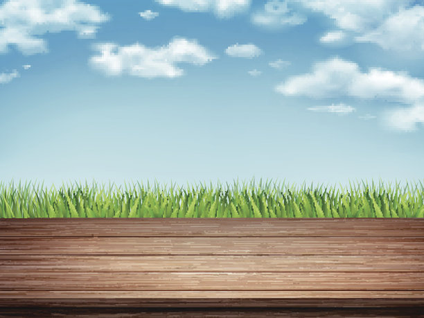 桌子的木材和乡村景观图片下载