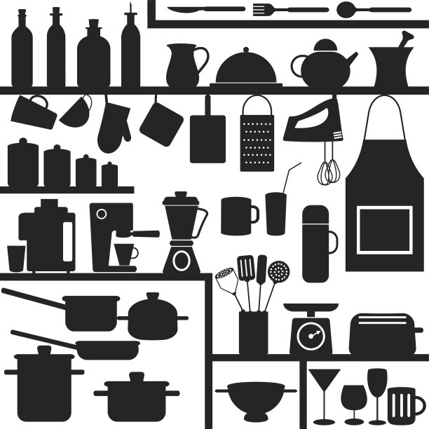 厨房相关的符号图片下载