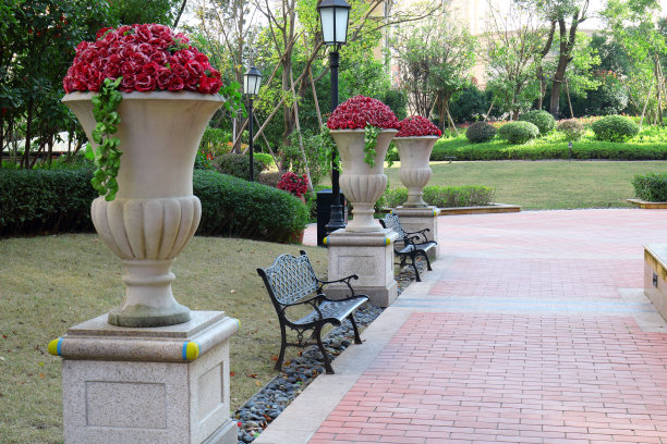 公园里的椅子图片下载