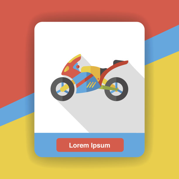 摩托车平图标图片下载