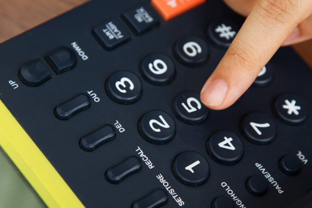 手拨电话俯视图图片下载