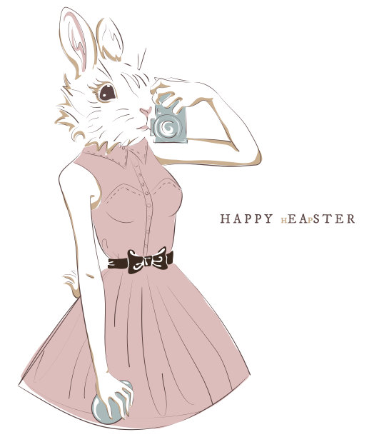 复活节兔子图片下载