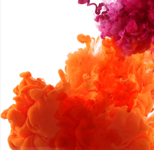 水中的丙烯酸颜料。图片下载