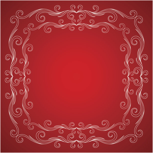 复古贺卡框架设计图片下载