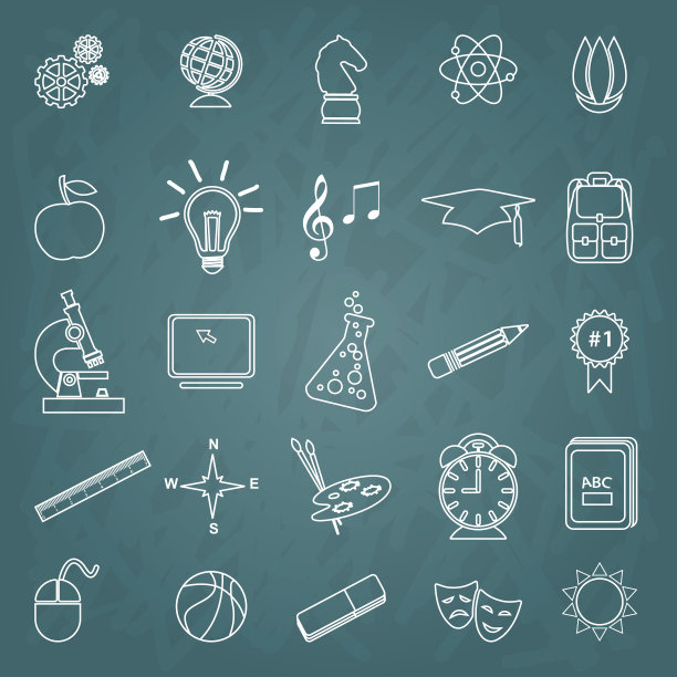 回到学校线图标设置图片下载