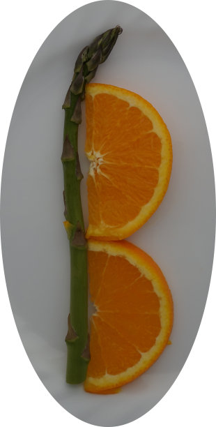 “B”芦笋橙色图片下载