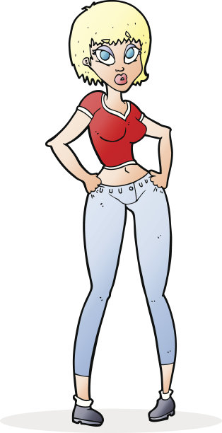 卡通漂亮女人图片下载