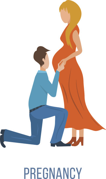 孕妇与丈夫隔离上白图片下载