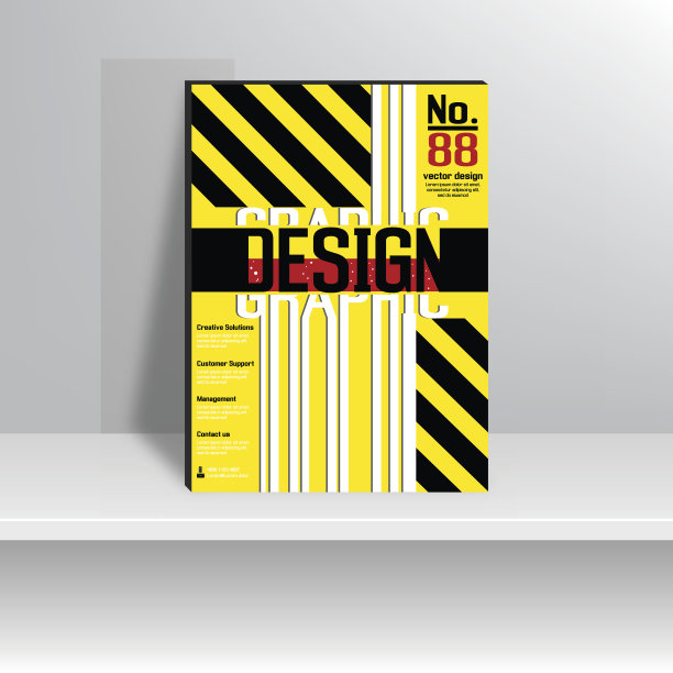 杂志封面模板矢量设计图片下载