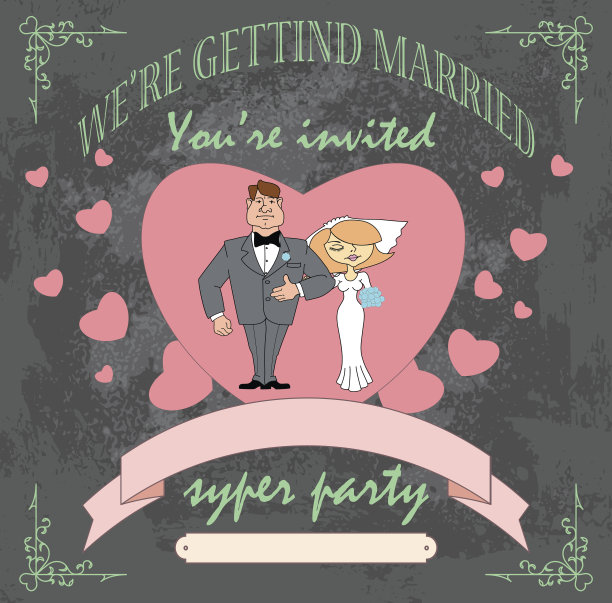 婚礼卡片图片下载