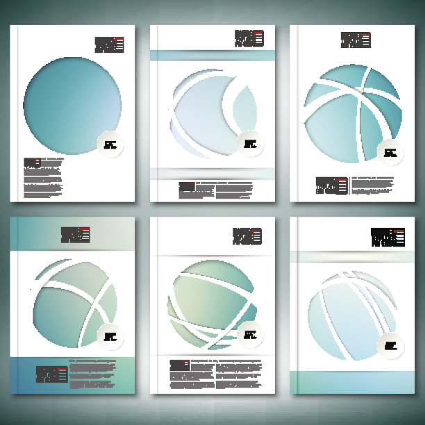 抽象散焦蓝色背景。小册子，传单或商务报告，图片下载