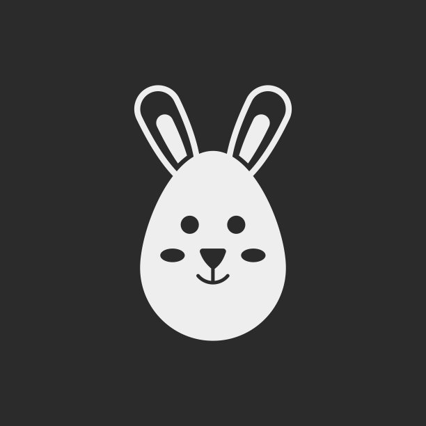 复活节兔子图标图片下载