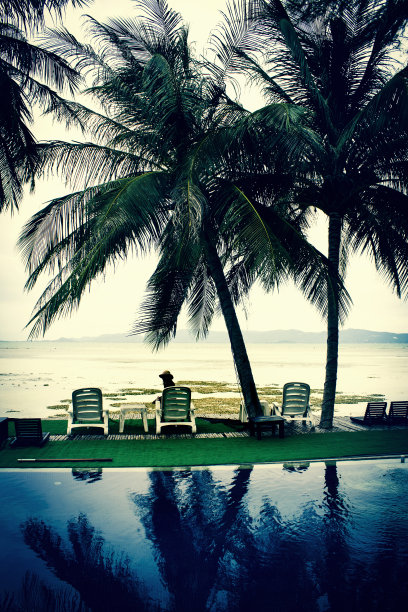 泰国帕岸的热带海滩图片下载