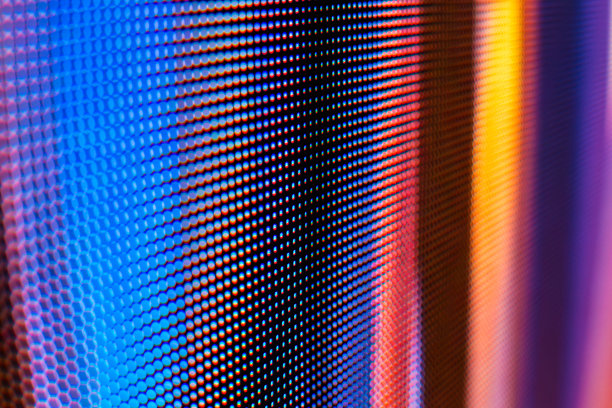 明亮的彩色LED视频墙高饱和模式图片下载