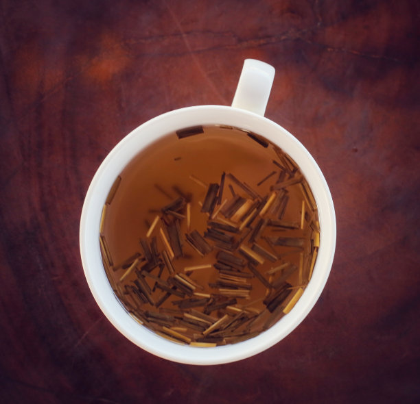 一杯姜柠檬草茶图片下载