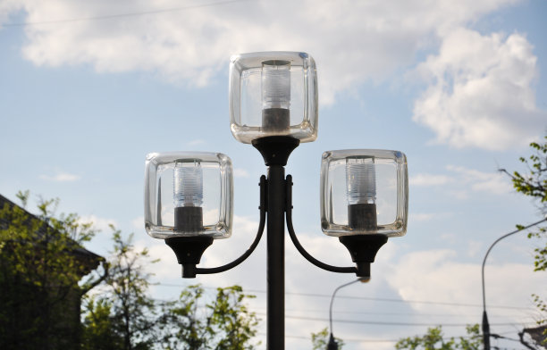 方形灯罩街灯图片下载