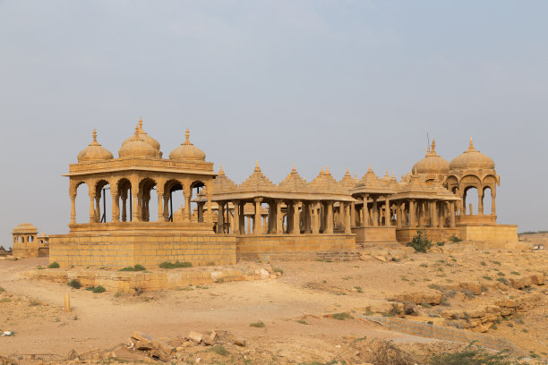 印度拉贾斯坦邦Jaisalmer的Bada Bagh图片下载