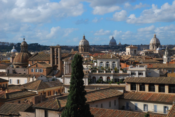 罗马的天际线图片下载