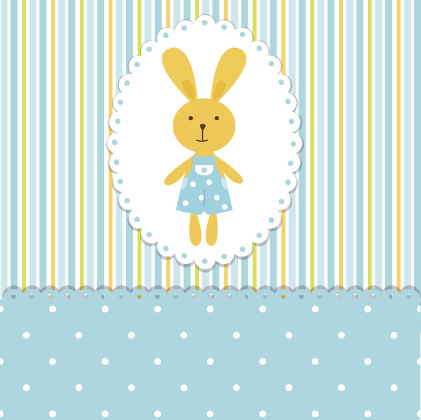 兔子宝宝背景图片下载