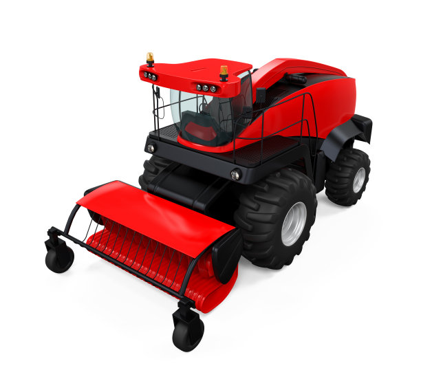 联合收割机孤立图片下载