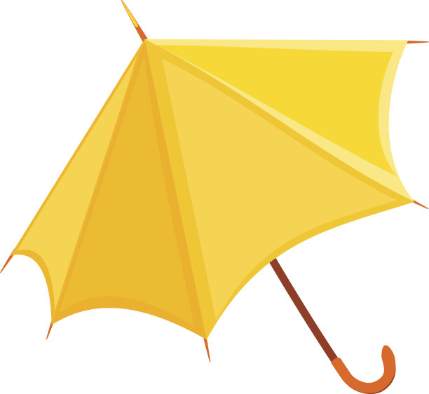黄色的雨伞图片下载