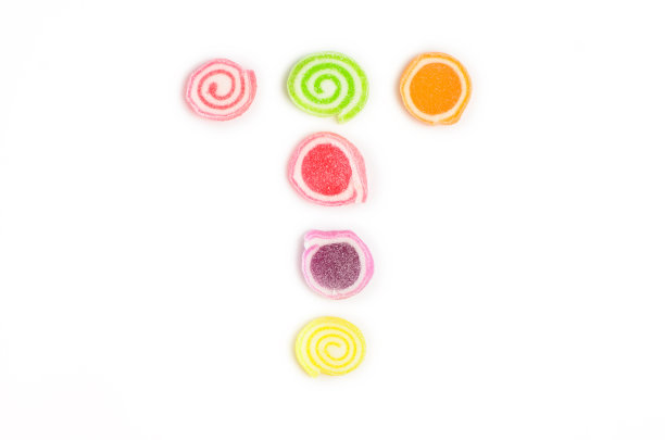 果冻中的字母T图片下载