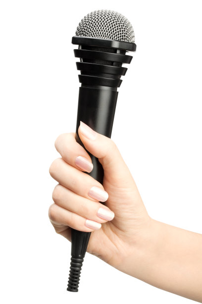 拿麦克风图片下载
