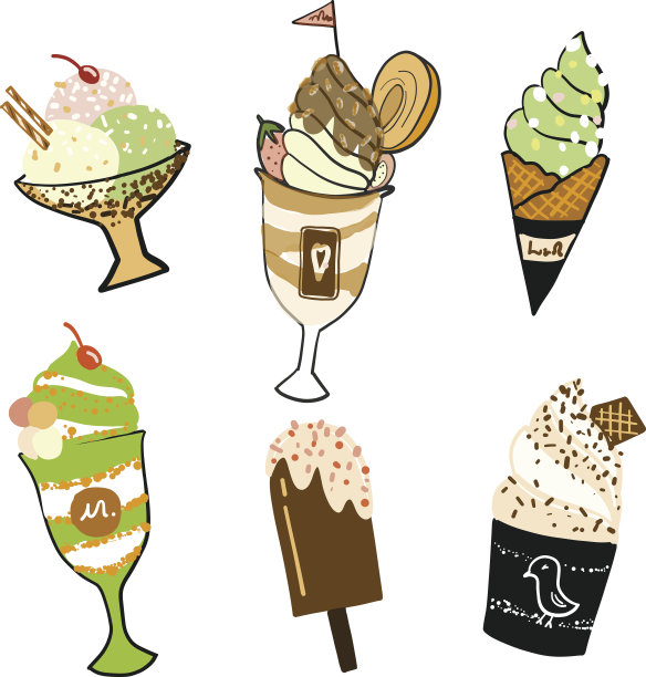 冰淇淋涂鸦图片下载