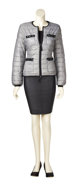 女人的衣服孤立在白色的，剪小路图片下载