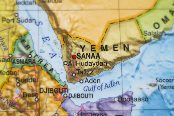 也门共和国国家地图图片下载